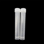 12pcs 10ml Plastic Test Tubes with Screw Caps