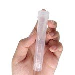 12pcs 10ml Plastic Test Tubes with Screw Caps