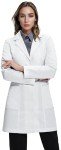 Women's Tailored Fit Snap Lab Coat - White