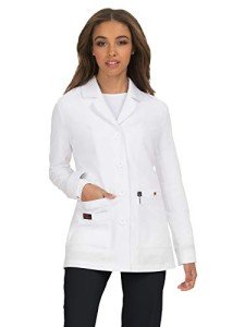 Betsey Johnson White Canna Lab Coat - X-Large