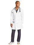 Men's Full Length White Lab Coat with Pockets