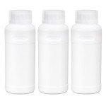 ASEVAT 10 oz Plastic Reagent Bottles - Set of 3