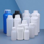 ASEVAT 10 oz Plastic Reagent Bottles - Set of 3