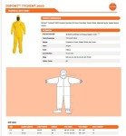 DuPont Tychem 2000 Disposable Chemical Resistant Coverall