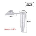 BronaGrand 200-Pack 0.5ML Graduated Microcentrifuge Tubes