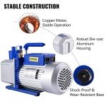 VEVOR 12 CFM 1 HP Double Stage Vacuum Pump