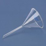 2-Pack Heavy Wall Borosilicate Glass Funnels 100mm