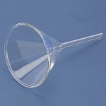 2-Pack Heavy Wall Borosilicate Glass Funnels 100mm
