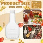 30 Pack Clear Plastic 16oz Squeeze Bottles
