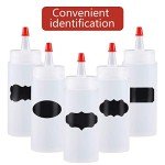 Shekure 30 Pcs 4 Oz Squeeze Bottles Set