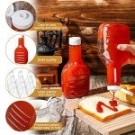 30 Pack Clear Plastic 16oz Squeeze Bottles