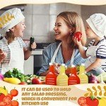 30 Pack Clear Plastic 16oz Squeeze Bottles