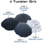 4 lbs Rock Tumbler Grit Media Kit 5-in-1
