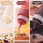 Shekure 30 Pcs 4 Oz Squeeze Bottles Set