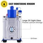 VEVOR 12 CFM 1 HP Double Stage Vacuum Pump