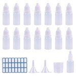 15 Pcs 10ML Plastic Squeeze Dropper Bottles