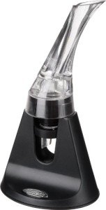 Trudeau Black/Transparent Wine Pourer 20x8x2 cm