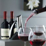 Trudeau Black/Transparent Wine Pourer 20x8x2 cm