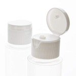 2oz Clear Plastic Flip Cap Bottles - Set of 6