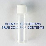 2oz Clear Plastic Flip Cap Bottles - Set of 6