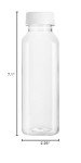 Plastic Juice Bottle - Restaurantware RWP0161C, Black