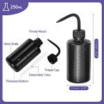 12 Pack 8oz Plastic Lab Squeeze Bottles