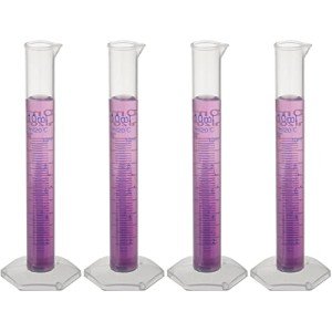 Plastic Graduated Cylinder Set - 10mL, 4-Pack