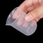 50ml Plastic Graduated Beaker Set - 6 Pack
