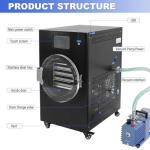 4L Freeze Dryer -35℃ with Rotary Vane Pump