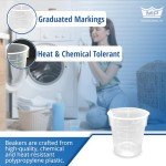 50ml Clear Plastic Beaker Set of 100