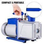 VEVOR 12 CFM 1 HP Double Stage Vacuum Pump
