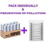 100 Sterile Plastic Petri Dishes with Lids