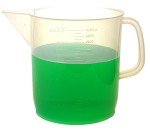 EISCO 3L Plastic Pitcher - Euro Design, Graduated