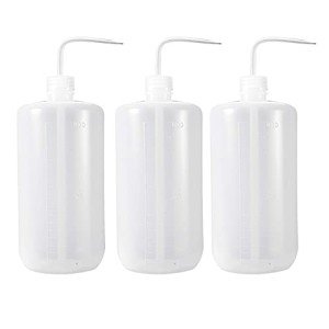 1000ml Plastic Lab Squeeze Wash Bottles - 3 Pack