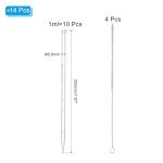 10-Pack Graduated Glass Dropper Pipettes with Bulbs
