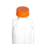 Moonetto 4-Pack 1000ml Square Glass Storage Bottles