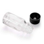 48 Pack Clear Glass Boston Round Bottles