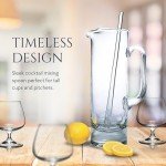 Badash 12" Lead-Free Glass Cocktail Stirrer