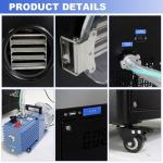 4L Freeze Dryer -35℃ with Rotary Vane Pump