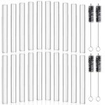 20 Pcs 6-Inch Borosilicate Glass Blowing Tubes