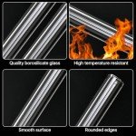 20 Pcs 6-Inch Borosilicate Glass Blowing Tubes