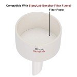 StonyLab 74mm Qualitative Filter Paper Circles, 100 Pack