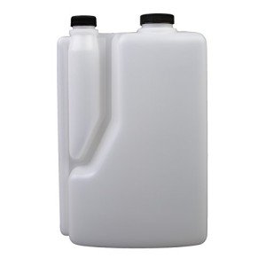 HDPE Graduated Dispenser with Caps, 12 Pack