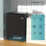 Compact 2.8 Cu.Ft Chest Freezer with Adjustable Thermostat