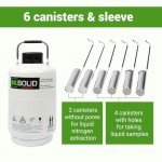 3L Liquid Nitrogen Container with Carry Bag & Straps