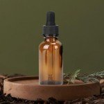 48-Pack Amber Glass Dropper Bottles, 1 oz