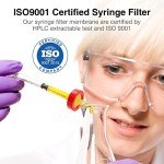 SimPure PTFE Syringe Filters, 0.22μm, 100 PCS