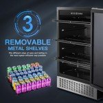 24-Inch Stainless Steel Commercial Beverage Cooler