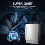 24-Inch Stainless Steel Commercial Beverage Cooler