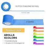 Rainbow Duct Tape 6 Pack – Heavy Duty Variety